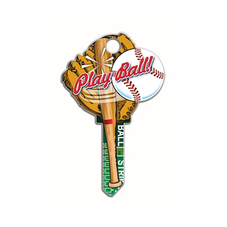 Key Shapes Lucky Line Key Shapes Baseball House Key Blank Double For Kwikset KW1/11 B120K